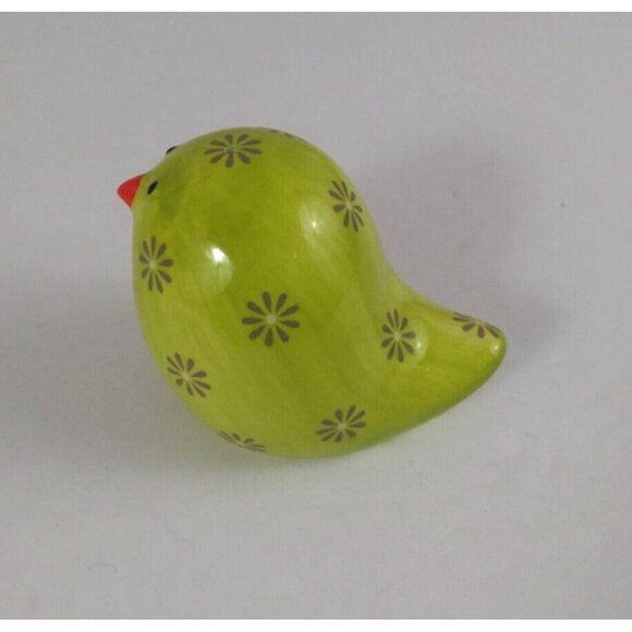 Tag Blue Polka Dot & Green Floral Spring Chicks 2" Salt & Pepper Shakers - Picture 11 of 13